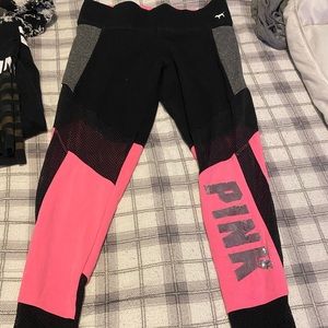 Pink sequin leggings